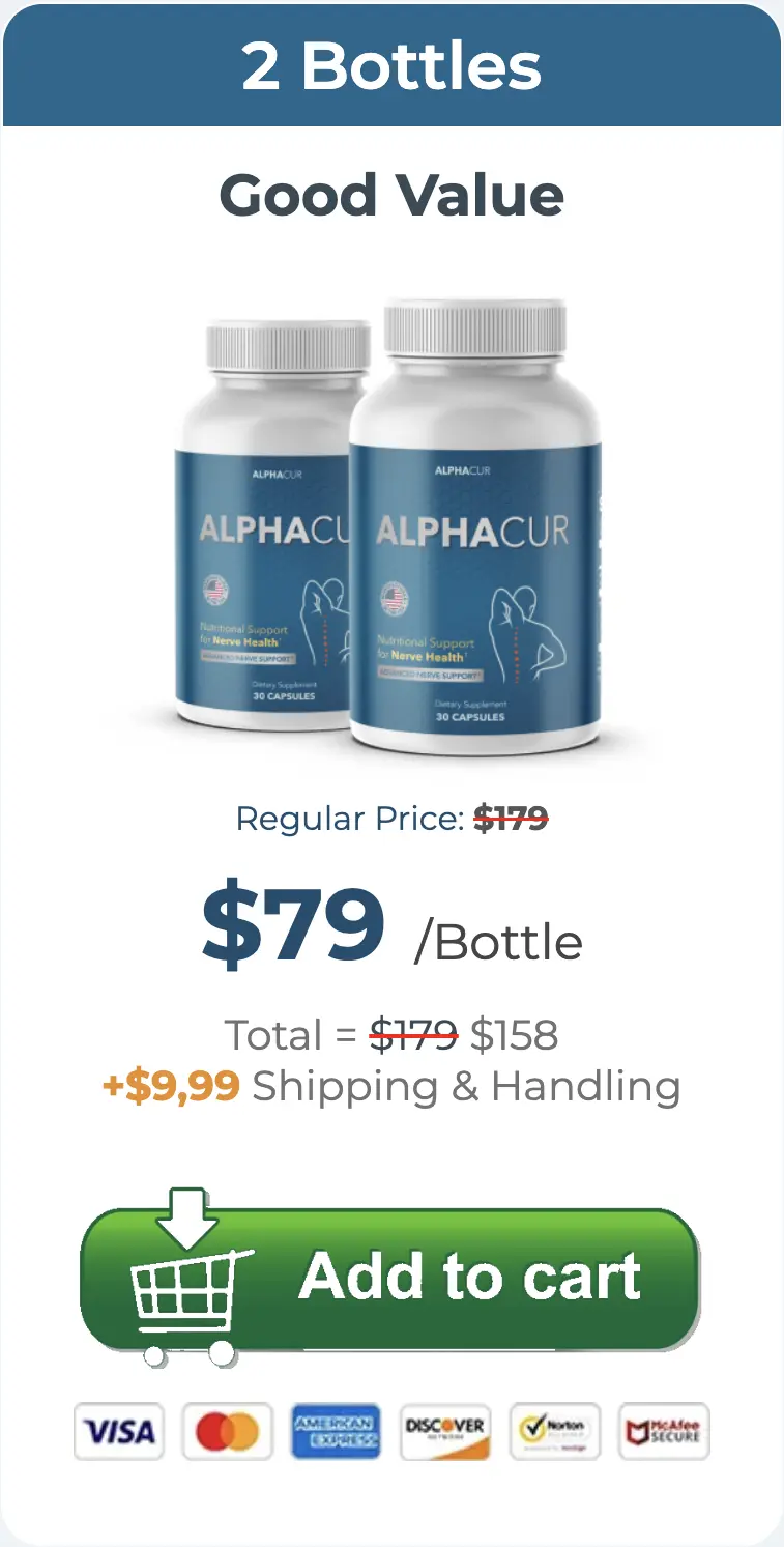 AlphaCur 1 Bottle AlphaCur single bottle order option
