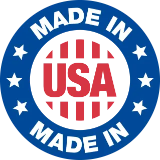 AlphaCur Made in USA certification badge